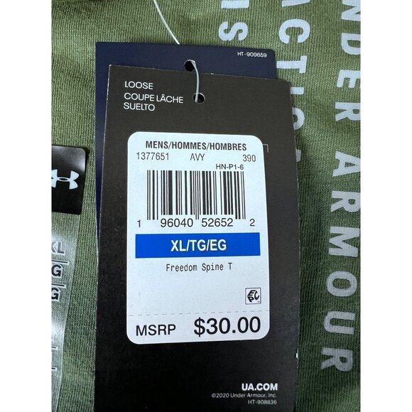 Under Armour Men's Freedom T-Shirts NEW XL - Picture 6 of 6